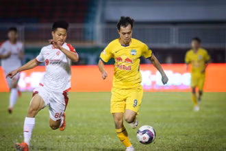 Hoàng Anh Gia Lai giành 3 kết quả hòa và 1 thất bại sau 4 vòng đầu tiên tại Night Wolf V-League 2022. (Ảnh: PV/Vietnam+)