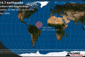 (Nguồn: volcanodiscovery.com/TTXVN)