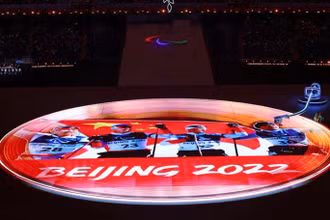 Lễ bế mạc Paralympic mùa đông Bắc Kinh năm 2022. (Ảnh: Tân Hoa Xã)