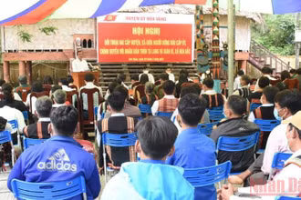 Huyện ủy Hòa Vang tổ chức đối thoại trực tiếp 2 cấp giữa cấp ủy với nhân dân 2 thôn Tà Lang, Giàn Bí.