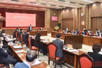 Quang cảnh buổi làm việc.