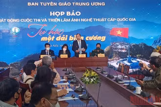 Họp báo phát động Cuộc thi và Triển lãm (Ảnh: ĐĂNG KHOA)