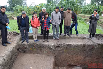 Khai quật khảo cổ tại Thành cổ Luy Lâu trong các đợt trước. (Ảnh: NGÔ VƯƠNG ANH)
