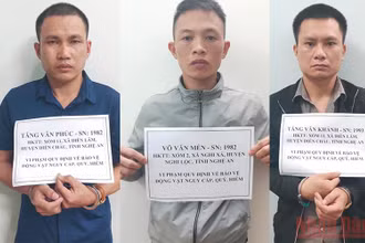Các đối tượng trong vụ án.