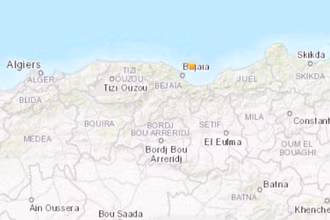 Vị trí xảy ra động đất. (Nguồn: USGS)