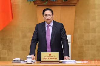 Thủ tướng Phạm Minh Chính chủ trì cuộc họp.