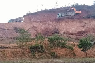 Sở Tài nguyên và Môi trường Thái Nguyên yêu cầu đóng cửa, phục hồi mỏ đất Núi Lầm và Núi Hiếu.