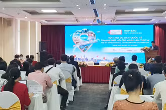 Toàn cảnh họp báo ITE HCMC 2022.
