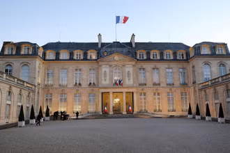 Toàn cảnh Điện Elysee của Pháp. (Ảnh: Reuters)