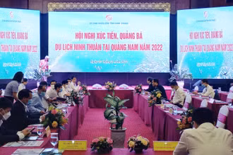 Hội nghị xúc tiến, quảng bá du lịch Ninh Thuận tại Quảng Nam năm 2022.