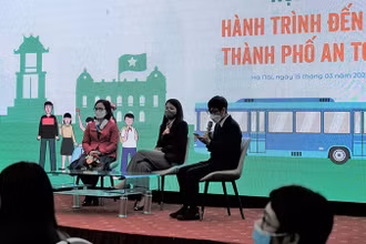 Chia sẻ ý kiến tại chương trình (Ảnh: Plan International Việt Nam).