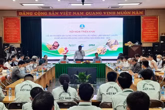 Quang cảnh hội nghị triển khai đề án.