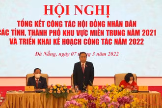 Phó Chủ tịch Thường trực Quốc hội Trần Thanh Mẫn phát biểu kết luận hội nghị.