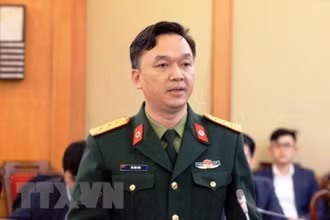Thượng tá Hồ Anh Sơn, Phó Giám đốc Viện Nghiên cứu Y dược học quân sự - Học viện Quân y. (Ảnh: TTXVN)
