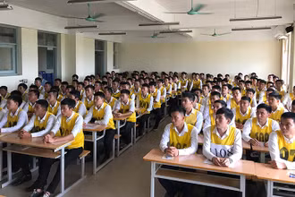 Lao động dự tuyển chọn thực tập sinh sang Nhật Bản (Ảnh chụp trước khi dịch Covid-19 bùng phát: Colab).