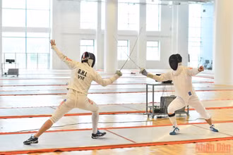 Đội tuyển đấu kiếm Việt Nam tích cực chuẩn bị để tham gia thi đấu thành công tại SEA Games 31.