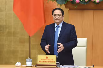 Thủ tướng Phạm Minh Chính chủ trì phiên họp.