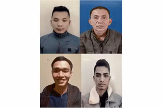 Các đối tượng trong đường dây đánh bạc bị bắt giữ. 