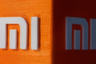 Logo in 3D của hãng Xiaomi. (Ảnh: REUTERS)