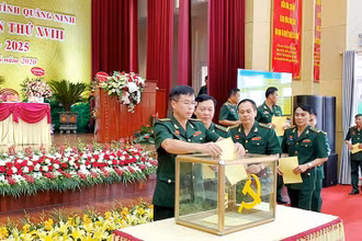 Đại hội đại biểu lần thứ XVIII nhiệm kỳ 2020-2025 Đảng bộ Bộ đội Biên phòng.