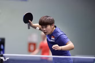 Chấn thương lưng khiến Lin Ye lỡ cơ hội bảo vệ tấm huy chương vàng SEA Games ở nội dung đơn nữ. (Ảnh: WTT)