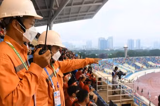 EVN đã bảo đảm cung cấp điện tuyệt đối an toàn, ổn định, phục vụ các trận thi đấu cũng như nhiều hoạt động liên quan của SEA Games 31.