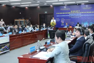 Quang cảnh hội thảo, sáng 20/5.