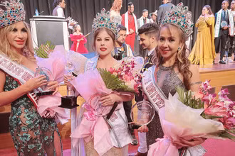 Nguyễn Như Quỳnh đăng quang Hoa hậu Quý bà Liên hợp quốc 2022 tại Ấn Độ. (Ảnh: Nhân vật cung cấp)