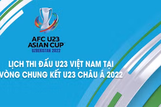 Lịch thi đấu của U23 Việt Nam tại vòng chung kết U23 châu Á