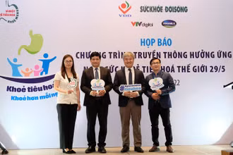 Khởi động chương trình truyền thông hưởng ứng Ngày sức khỏe tiêu hóa thế giới (29/5).