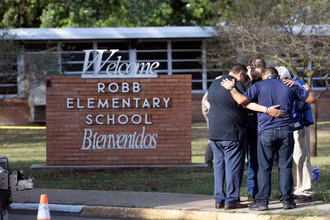 Một góc Trường tiểu học Robb tại Texas, Mỹ. (Ảnh: Reuters)