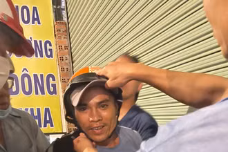 Nghi phạm Đoàn Minh Hải bị bắt khi đang trốn tại thành phố Hồ Chí Minh. (Ảnh do công an cung cấp)