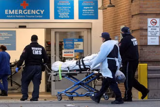 Trung tâm Y tế Maimonides tại New York, Mỹ, ngày 17/11/2020. (Ảnh: Reuters)