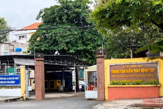 Trụ sở Trung tâm Kiểm soát bệnh tật tỉnh Bến Tre.