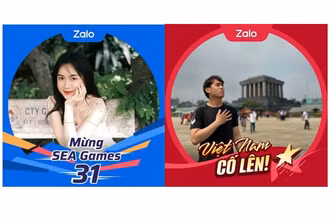 1,5 triệu trái tim hướng về SEA Games 31, cổ vũ tinh thần đoàn thể thao Việt Nam trên Zalo. Ảnh: Chụp màn hình