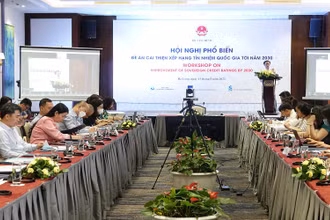 Hội nghị phổ biến “Đề án Cải thiện xếp hạng tín nhiệm quốc gia tới năm 2030”.