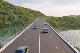 Phối cảnh cao tốc Đồng Đăng-Trà Lĩnh.