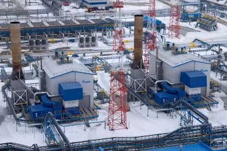 Một cơ sở xử lý khí đốt của Tập đoàn Gazprom (Nga) tại mỏ khí đốt Bovanenkovo trên bán đảo Yamal, Nga. (Ảnh: Reuters)