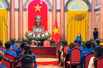 Quang cảnh buổi gặp mặt.
