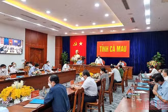 Sở Chỉ huy phòng, chống dịch Covid-19 tỉnh Cà Mau trước đây thường xuyên họp bất thường chỉ đạo chống dịch, giờ sẽ tạm dừng hoạt động. 
