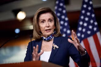 Chủ tịch Hạ viện Mỹ Nancy Pelosi. (Ảnh: THX/TTXVN)