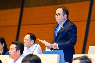 Đại biểu Phạm Trọng Nghĩa, đoàn đại biểu Quốc hội tỉnh Lạng Sơn. Ảnh: Linh Nguyên