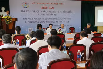 Diễn đàn kinh tế tập thể, hợp tác xã khu vực miền trung-Tây Nguyên năm 2022.