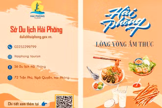 Bản đồ “Cùng Hải Phòng - Lòng vòng ẩm thực” vừa được Sở Du lịch Hải Phòng phát hành miễn phí.
