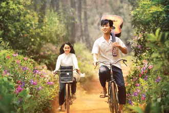 Cảnh trong phim "Mắt biếc".
