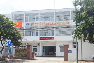 Trụ sở Sở Y tế tỉnh Quảng Ngãi. 