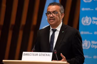 Tổng Giám đốc WHO Tedros Adhanom Ghebreyesus. (Ảnh: AFP/TTXVN)