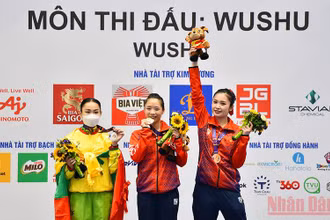Những khoảnh khắc đẹp của wushu Việt Nam ngày 14/5