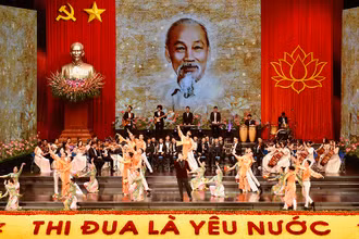 Lễ khai mạc Đại hội thi đua yêu nước toàn quốc lần thứ X. Ảnh: VGP/Nhật Bắc