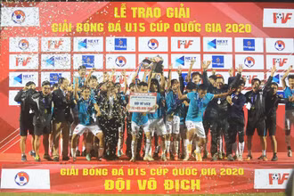 Nhà vô địch U15 PVF. 